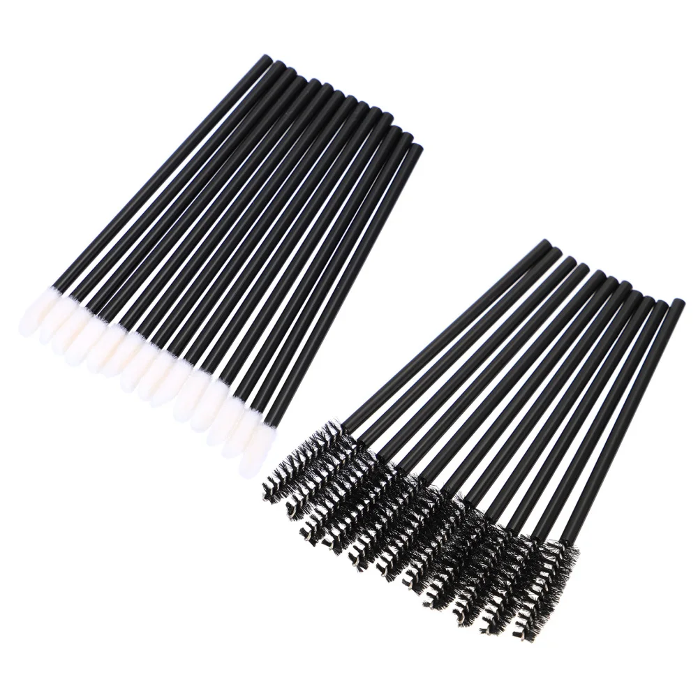 

100pcs Disposable Lip Makeup Tool and 100pcs Eyelash Brushes Eyeliner Brushes