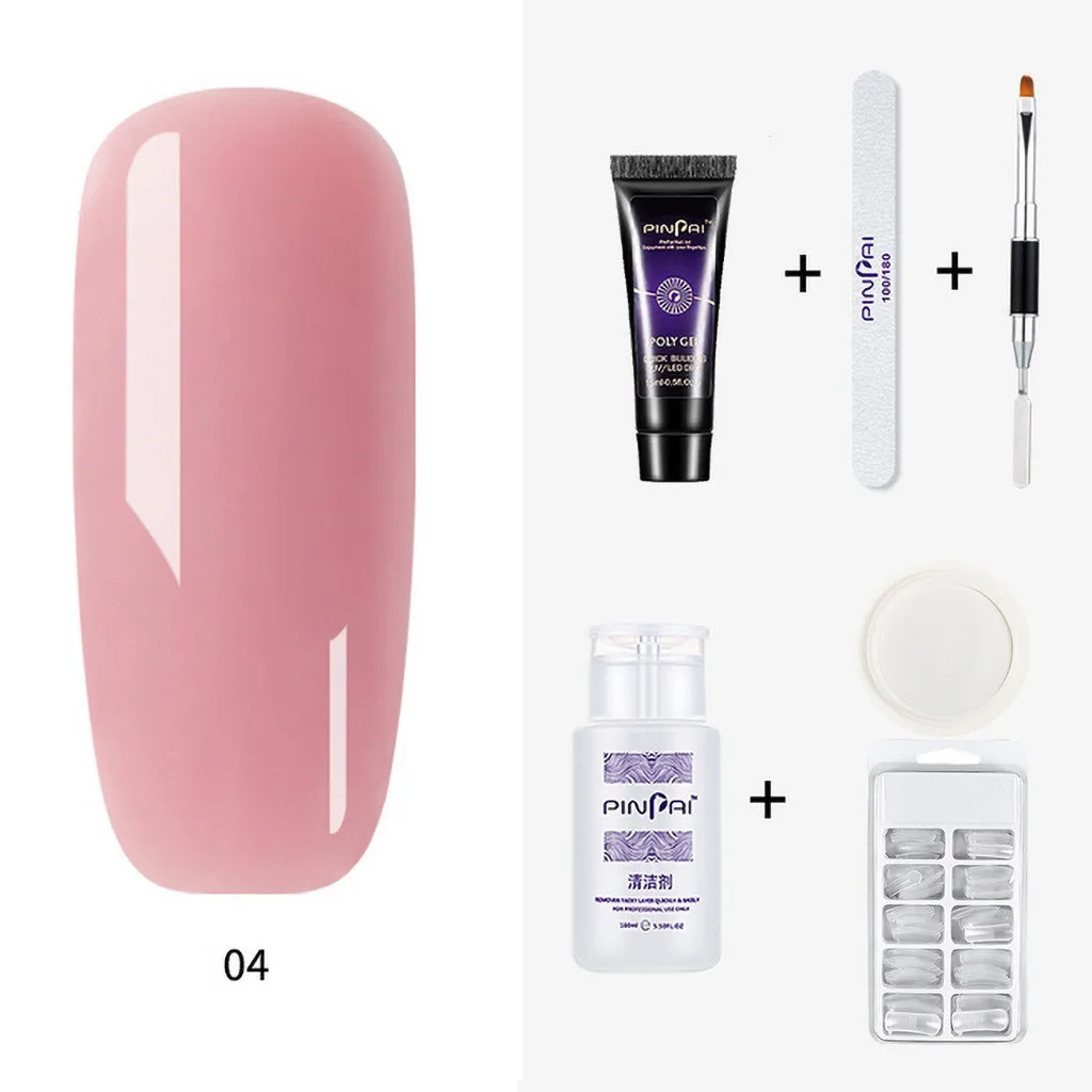 

30ml Nail Extension Fiber Set Fiberglass Nails Phototherapy Extension Glue nail art DIY Beautiful Nails