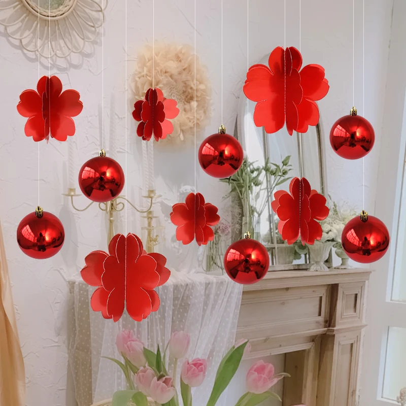 Gift Christmas Balls Home Kitchen Kids Stickers Room Festive Low Price Items New Year 2021 Set Navidad Accessories ZZ50SD | Дом и сад