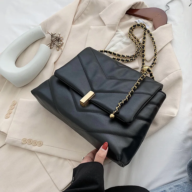 

Embroidery Thread Small PU Leather Crossbody Bags for Women 2021 Trend Hand Bag Women's Branded Trending Shoulder Handbags