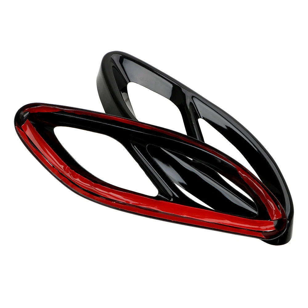 Задняя крышка выхлопной трубы декоративная рамка для автомобилей Mercedes Benz A B C E GLE