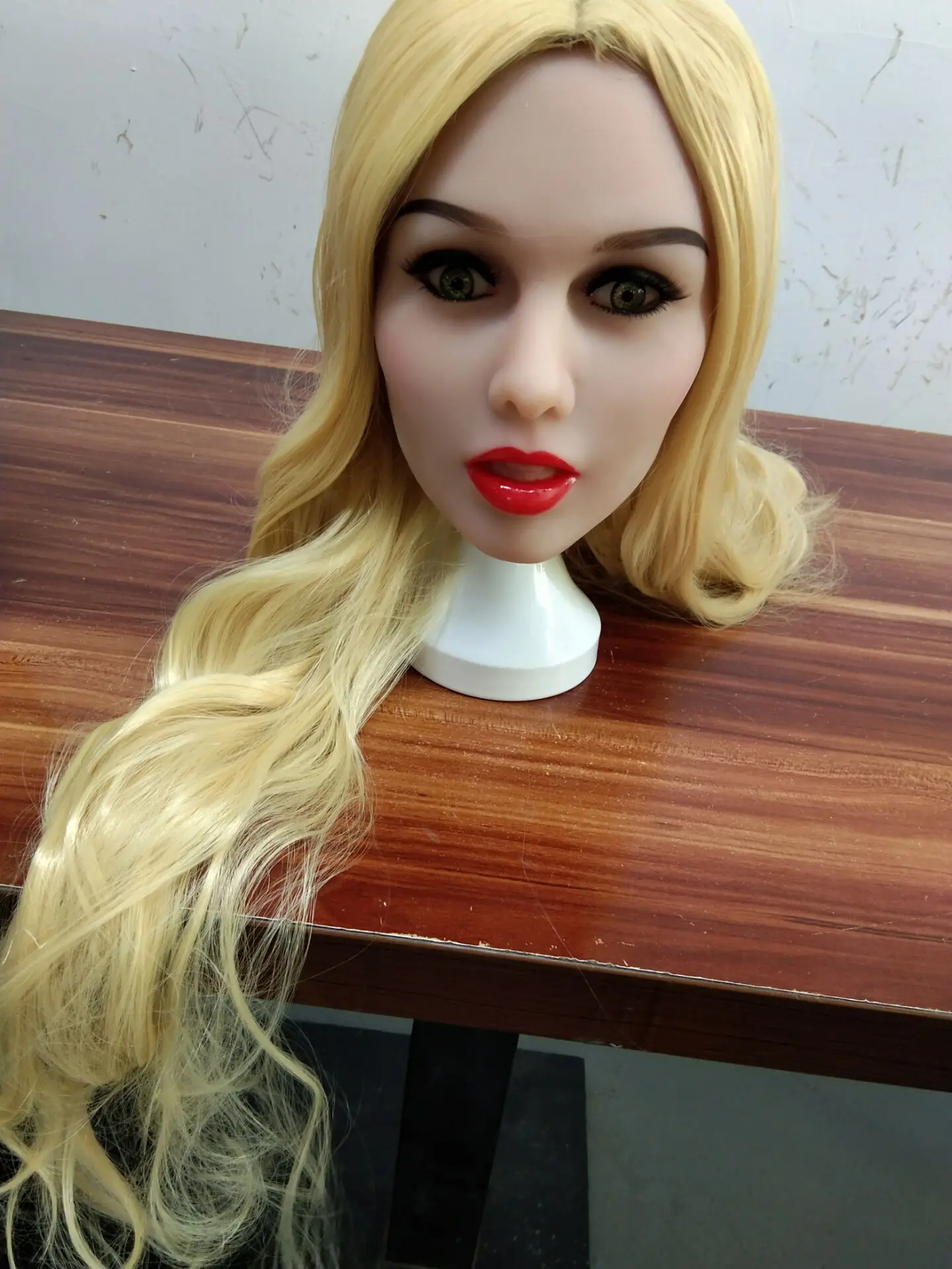 Настоящие секс куклы голова длинный блонд красивые женщины для большой груди