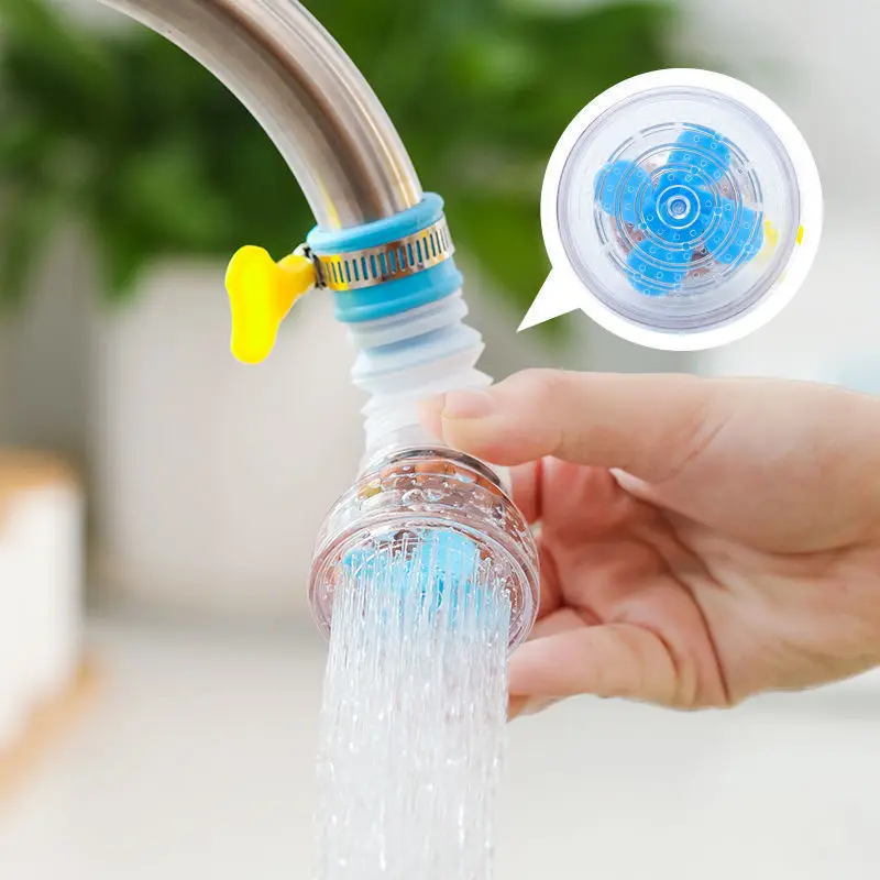 

Plastic Lengthened Splash-proof Faucet Water Purifier Tap Water Water-saving Rotating Filter Nozzle Kitchen Tool Accessories