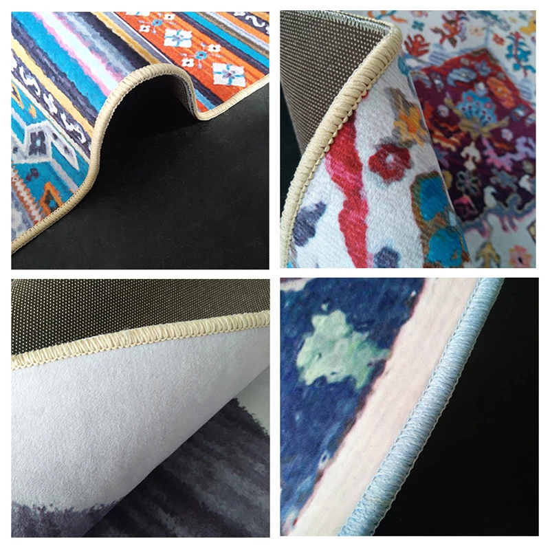 Скандинавский современный 3D ковер с цветами для дома гостиной дивана стола