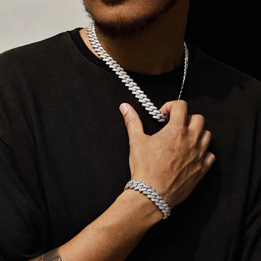 Чокер Майами мужской/женский из кубинской цепи ожерелье в стиле хип-хоп с