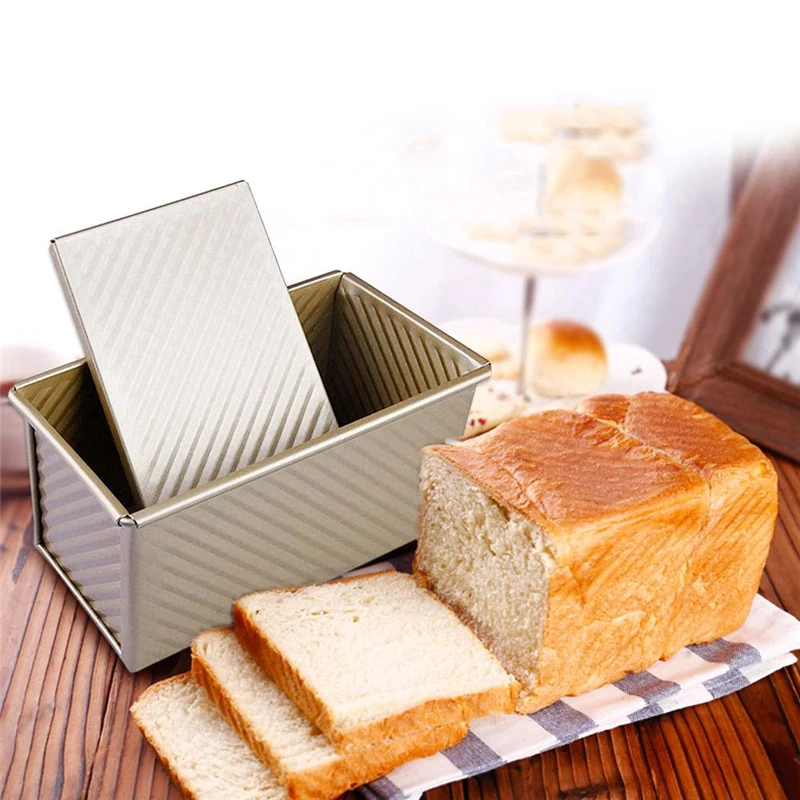 

Bread Mold Toast Mould Utensils Kitchen for Cakes Non-Stick Eco-Friendly Carbon Steel Rectangular Loaf Pan Baking Tools for Cake
