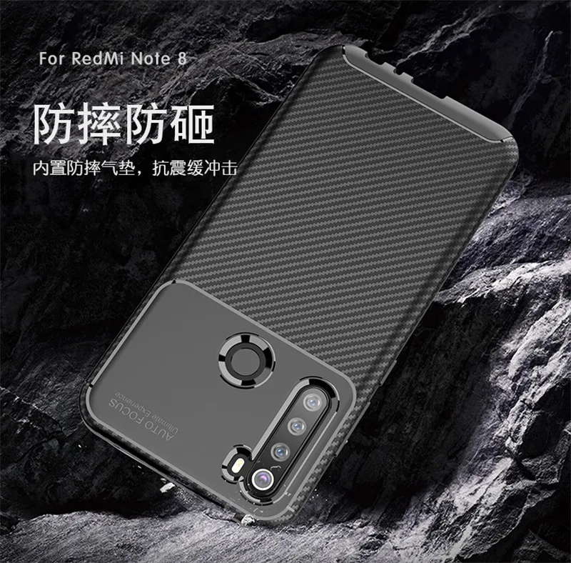 Phone Case For Xiaomi Redmi Note 8 Silicone Shockproof Cover Bumper Back | Мобильные телефоны и аксессуары