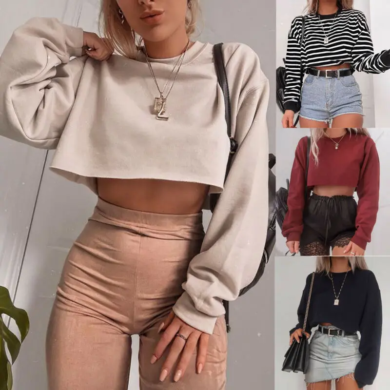 Женский короткий топ с ложным вырезом облегающий Универсальный Классический