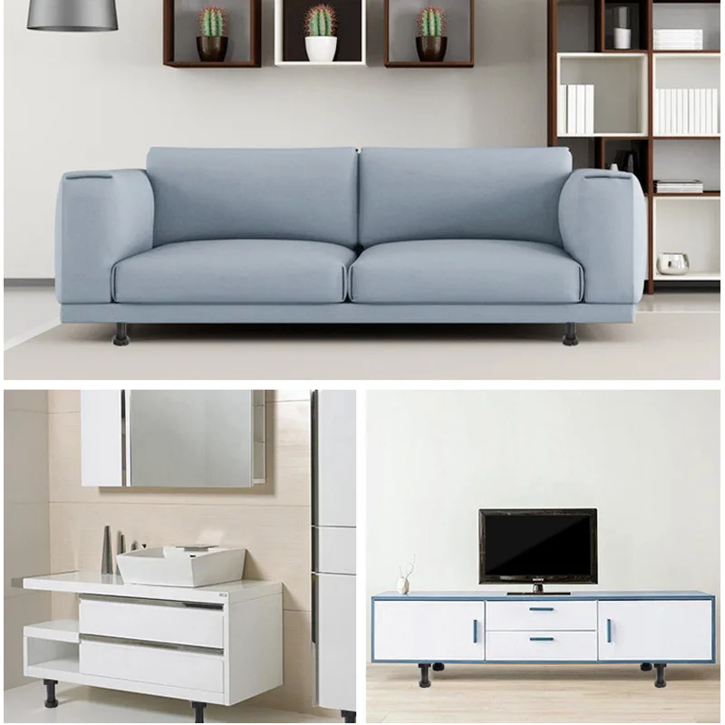 2021 new 4pcs adjustable height cupboard foot cabinet leg，for furniture kitchen bathroom sofa legs furniture replace feet free global shipping