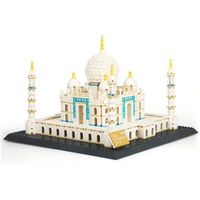 wange 5211 architecture series the taj mahal model building blocks set classic landmark house education toys for children