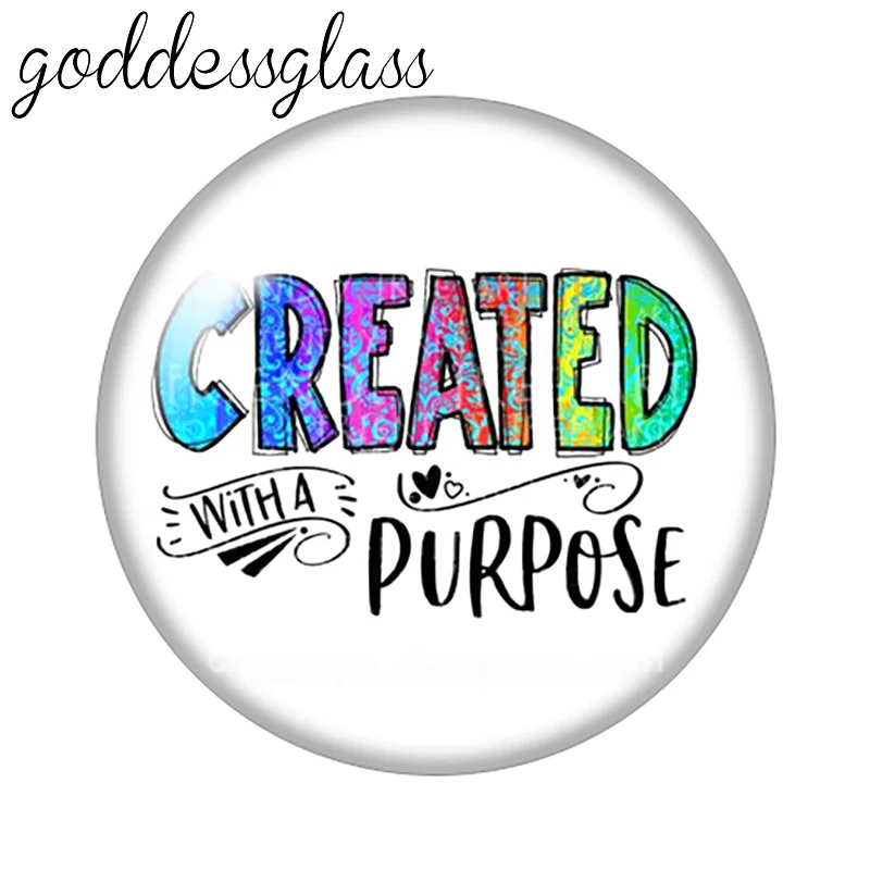 Модный художественный шрифт Вера Любовь Бог доверие 10 шт. круглые кнопки 12 мм/18 мм