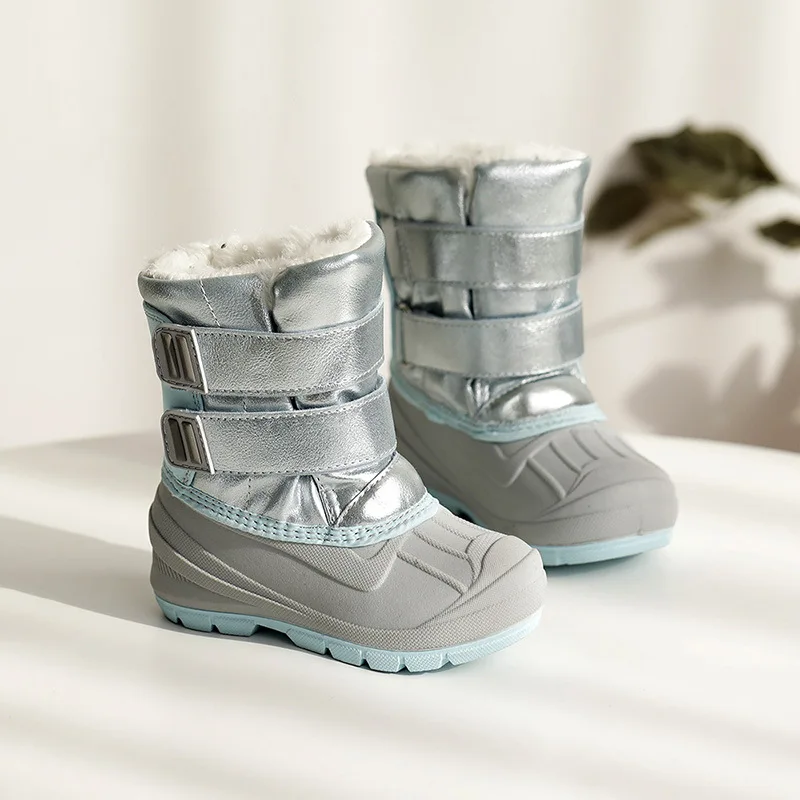 Fashion Boots High Quality Cool Baby Girls Kids Non-slipGirls Unicorn Snow Boots Waterproof Slip Resistant Cold Weather Shoes enlarge