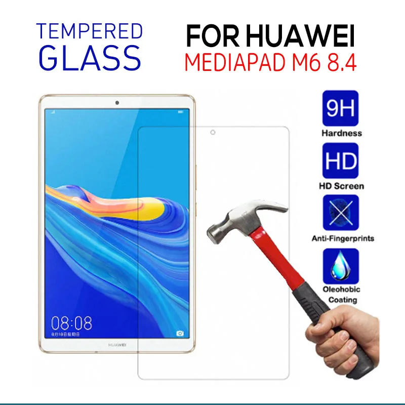 For M6 8.4 Закаленное стекло для huawei Mediapad M5 10 Pro M6 10,8 Защитная пленка для экрана планшета защитная пленка для huawei M6 8,4 - Цвет: For M6 8.4