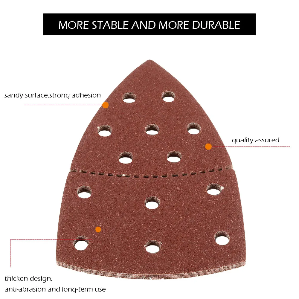 180 шт. само клейкая наждачная бумага Треугольники Дельта шлифовальный станок