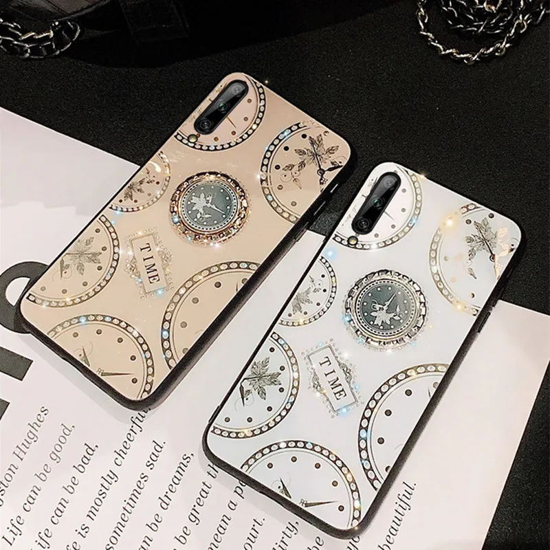 Чехол с магнитными часами для Samsung A50 A70 A30 A20 A10 Note 10 Pro 9 8 S10 + S8 S9 Plus A7 мягкий чехол