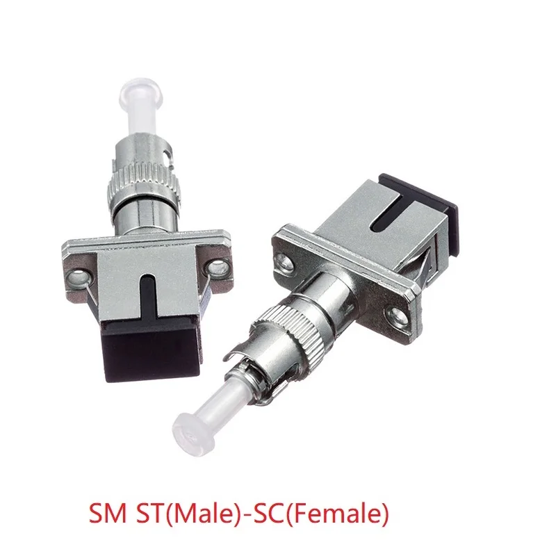 Fiber Adapter Connector ST Male-FC Female ST Male-SC Female Single-mode ST Male-LC Female Multi-mode Fiber Converter SM/MM