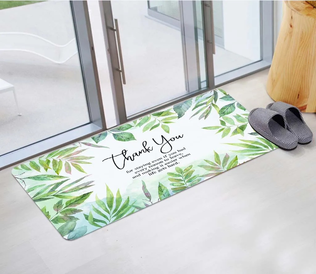 Мультяшный коврик фланелевый домашний для ног домашняя длинная спальня кухня