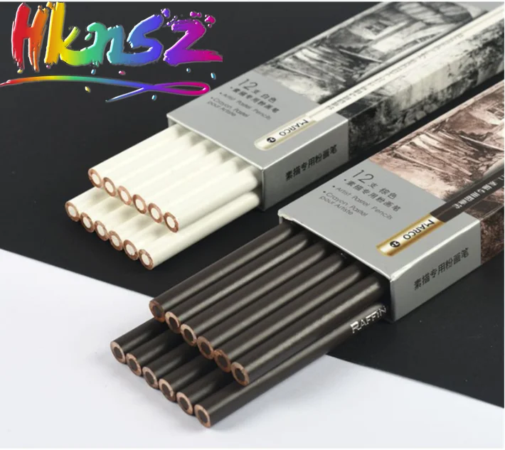 

12PCS MARCO Pencils Brown Caryon Pastel Pour Artiste as Prismacolor Premier Soft Core Colored Sienna Pencil