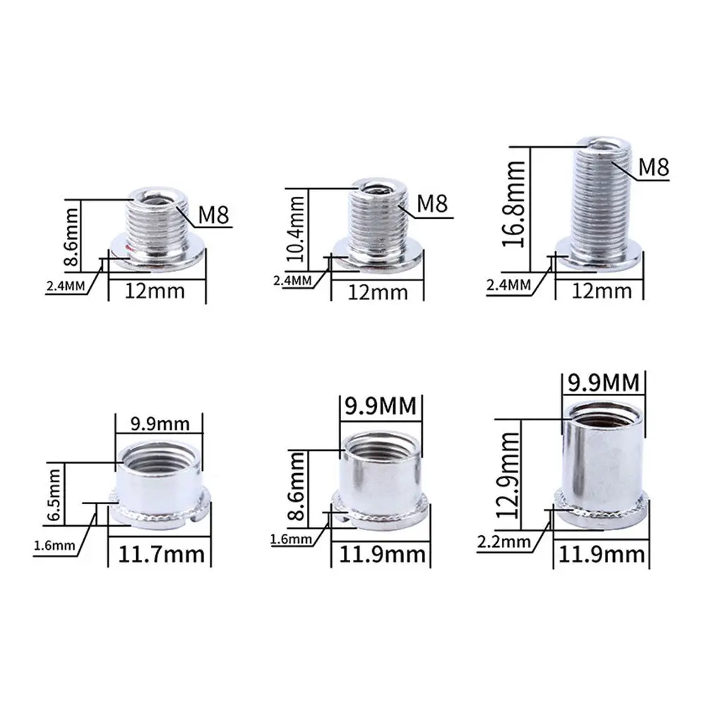 

5pcs/set Bicycle Nail Plate Dental Screws MTB Road Bike Single-Disc Disc Steel