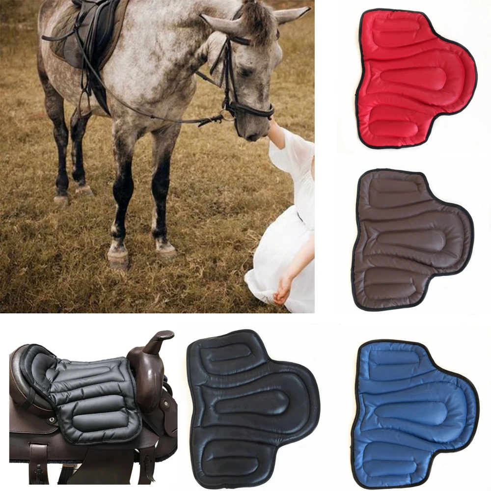 

Equestrian Saddle Horse Saddle Pad Accessories Sponge Harness New Thick Wear-resistant Saddle Shockproof Cushion Horse Equipment