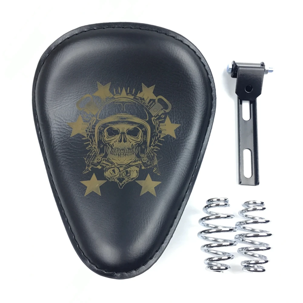 Для Harley Sportster Bobber Chopper 883 XL883L XL883C XLH1200 череп соло Кронштейн сиденья пружинный
