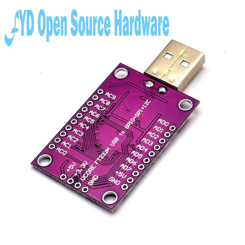 CJMCU FT232H USB к JTAG UART FIFO SPI I2C высокоскоростной Многофункциональный модуль