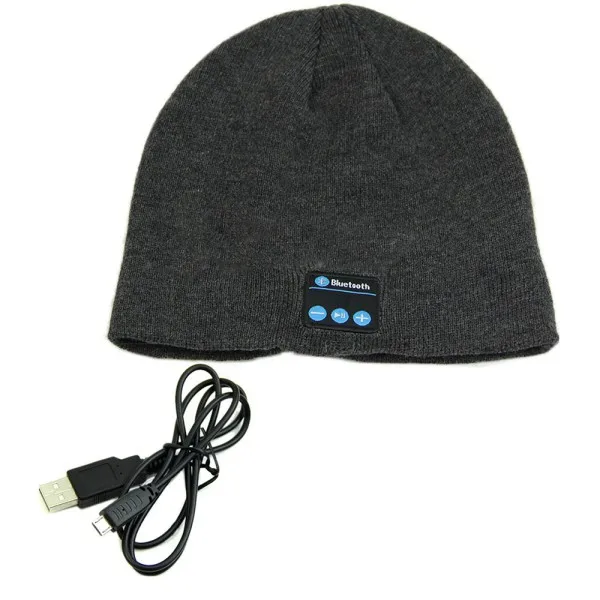 Soft Warm Beanie Hat Earphone Wireless Bluetooth Smart Cap Headset Headphone Speaker Mic Hats S2 New | Электроника