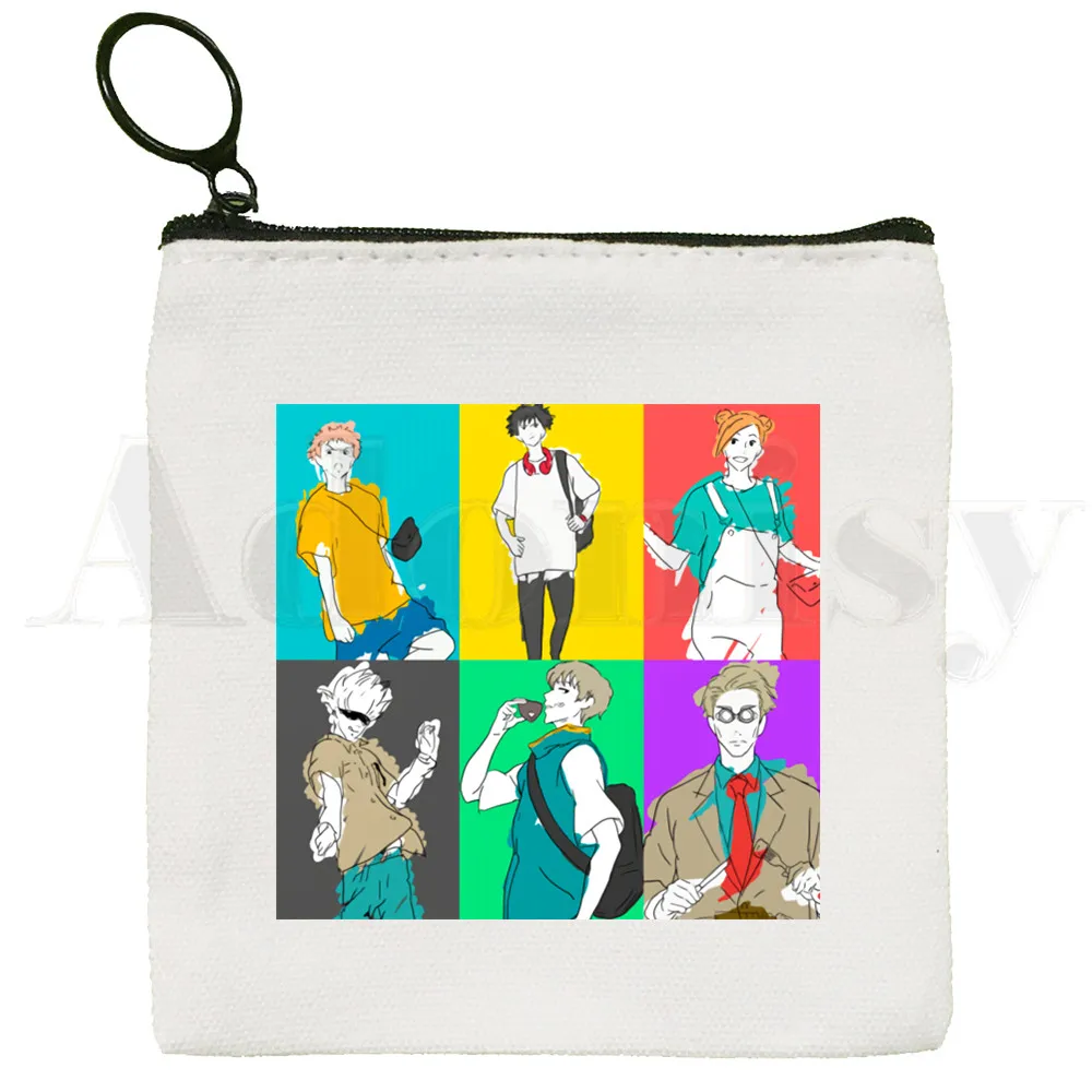 

Jujutsu Kaisen Gojo Satoru Yuji Itadori Anime Coin Purse Illustration Key Case Simple Small Cloth Bag New Creative Coin Purse