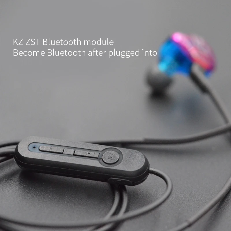 Bluetooth-кабель KZ для наушников модуль Bluetooth 4 2 улучшенный Hi-Fi портативный подвесной