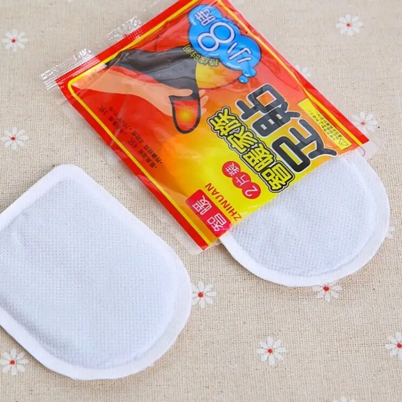 1 пара наклеек для подогрева ног 8 часов зимняя долговечная термоклейкая накладка