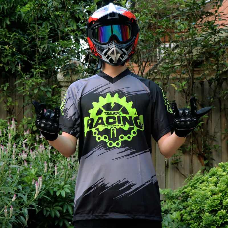 

Зубчатые элементы для горного велосипеда, впитывающие влагу и пот, мотоцикл для скоростных гонок, крутой короткий рукав