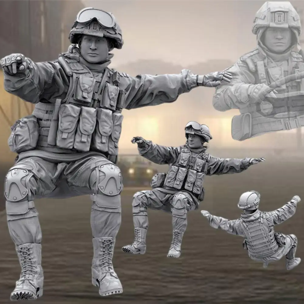 

1/35 Resin Model Kits Diy Figure Russian Soldier Self-assembled Russian Special Resin Figure Soldier White Forces-d A-690 M I4q4