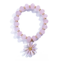 krasivaya pink crystal italy style wholesale bracelet for women fashion jewelry