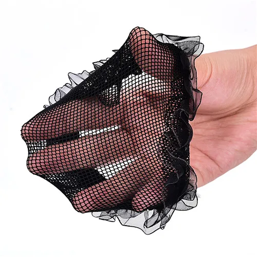 

Beautiful Bun Cover Snood Women Hair Net Ballet Dance Skating Crochet Rhinestone Styling Headwear Accessories