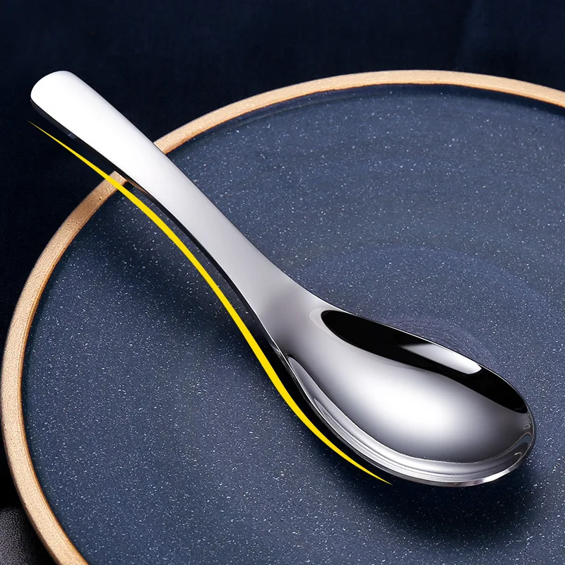 1 шт. детская металлическая ложка для мороженого 3 размера|soup spoon|stainless steel spoondessert