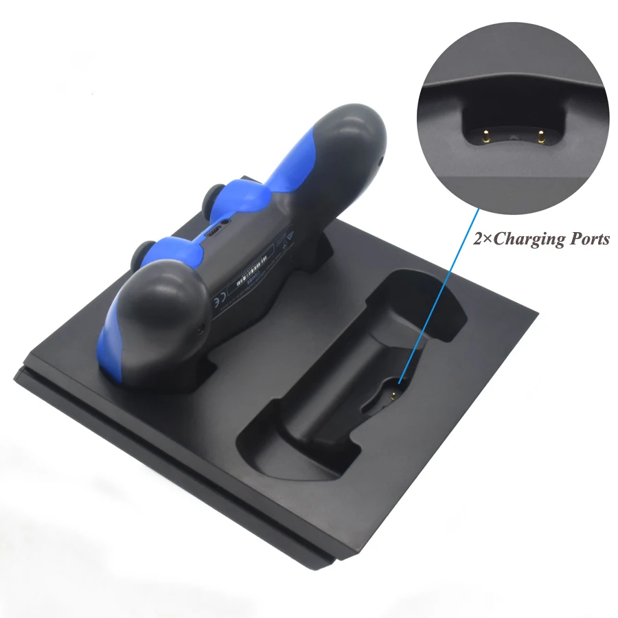 PS4 Pro тонкий контроллер PS4 PS 4 аксессуары зарядное устройство для геймпада беспроводной джойстик зарядная док-станция для sony Dualshock 4