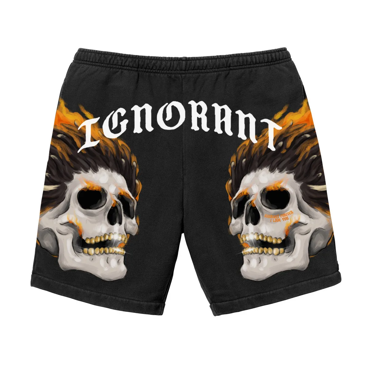 

BYSTELOTUS new women's Sweatpant Drawstring Print Shorts with Pocket cartoon shorts