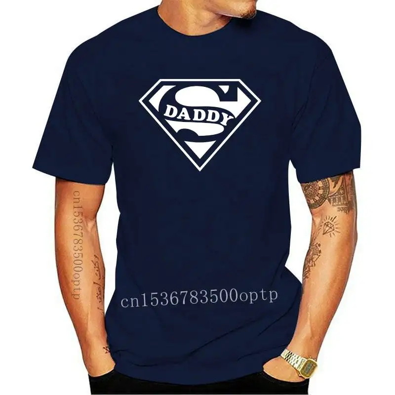 

New SUPER DADDY Funny Dad Husband Fathers Day Birthday Christmas Gift T Shirt Men Women Festive Plus Size Tee Shirt