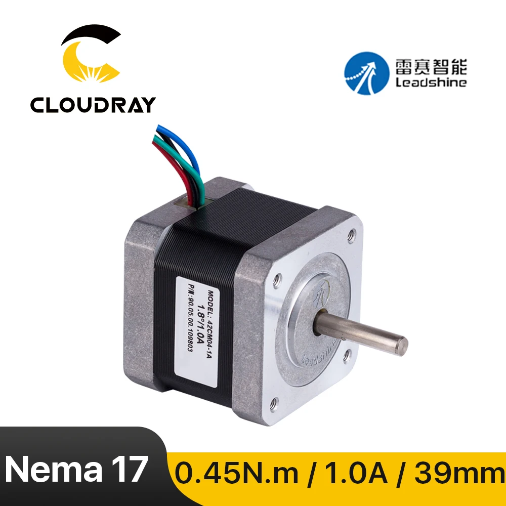 Leadshine Nema 17 Motor Deslizante 42cm04 1a 0.45nm 3d Impressora do Motor Fase para Cnc Gravura Máquina de Trituração Motor de passo