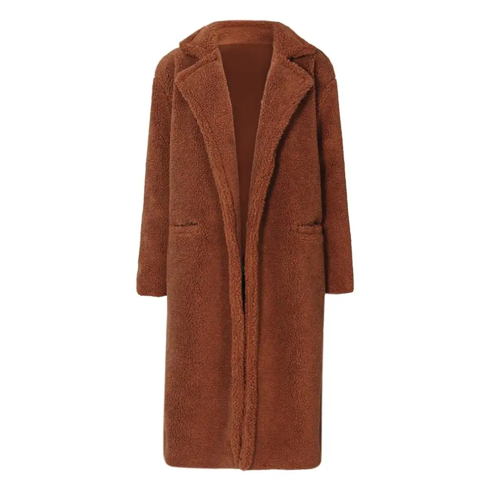 Женское пальто из искусственного меха куртка с плюшевым медведем женская теплая