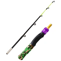 61cm ice fishing rod portable lightweight winter ice fishing rod spinning ice fishing pole tackle rod pole for kid