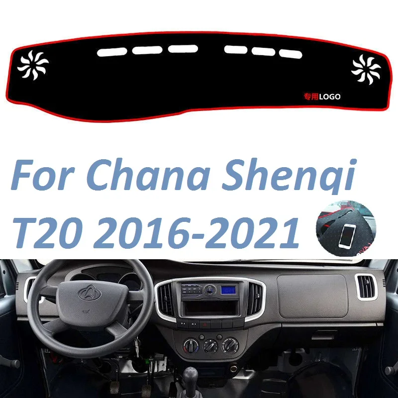 

For Chana Shenqi T20 Left Right Hand Drive Non Slip Dashboard Cover Mat Sunshade Instrument Carpet Car Accessories