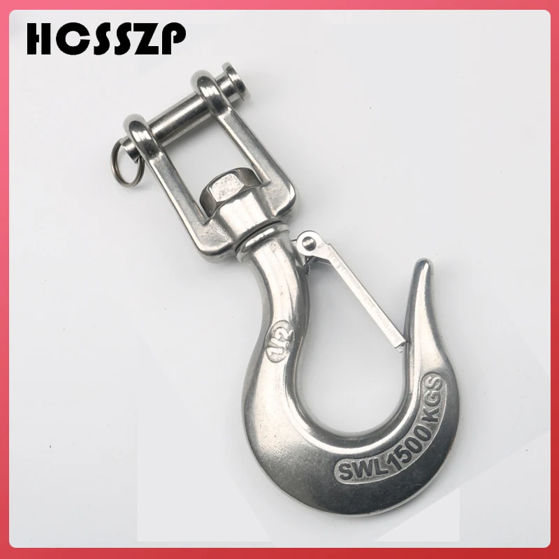 2 шт. судовые шарнирные крючки для крана типа челюсти 304 нержавеющая сталь с