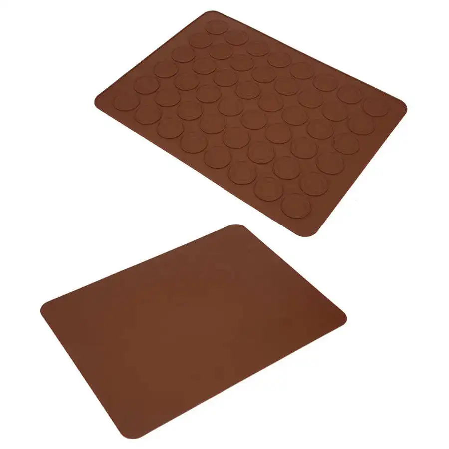 

48 Holes Silicone Macaron Cake Pad Baking Tray Oven Non-Stick Mat Tools Diy Kitchen Accessories