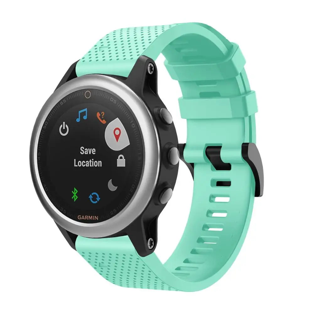 Мягкий силиконовый браслет ремешок на запястье для Garmin Fenix 5S 6S pro GPS Смарт-часы с