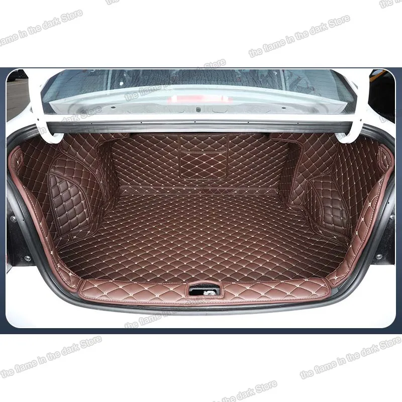 

Leather Car Trunk Mat Cargo Liner for mg 5 gt rear boot 2020 2021 2022 accessories auto styling luggage full cover seat mg5