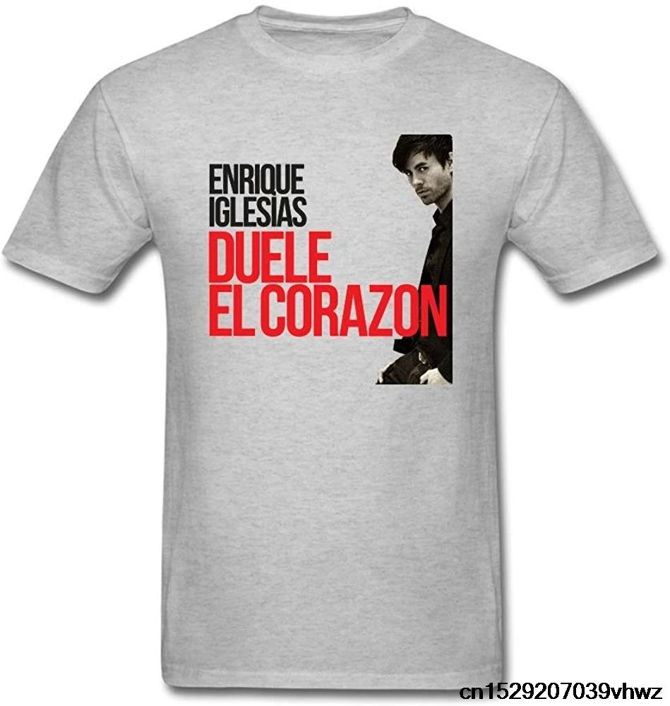 Мужская футболка с коротким рукавом TSDFC Enrique Iglesias Duele EL Corazon унисекс мужская и