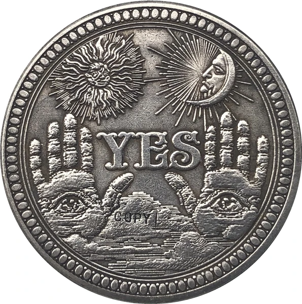 Hobo Nickel США Morgan Dollar Монета КОПИЯ типа 137|Безвалютные монеты| |