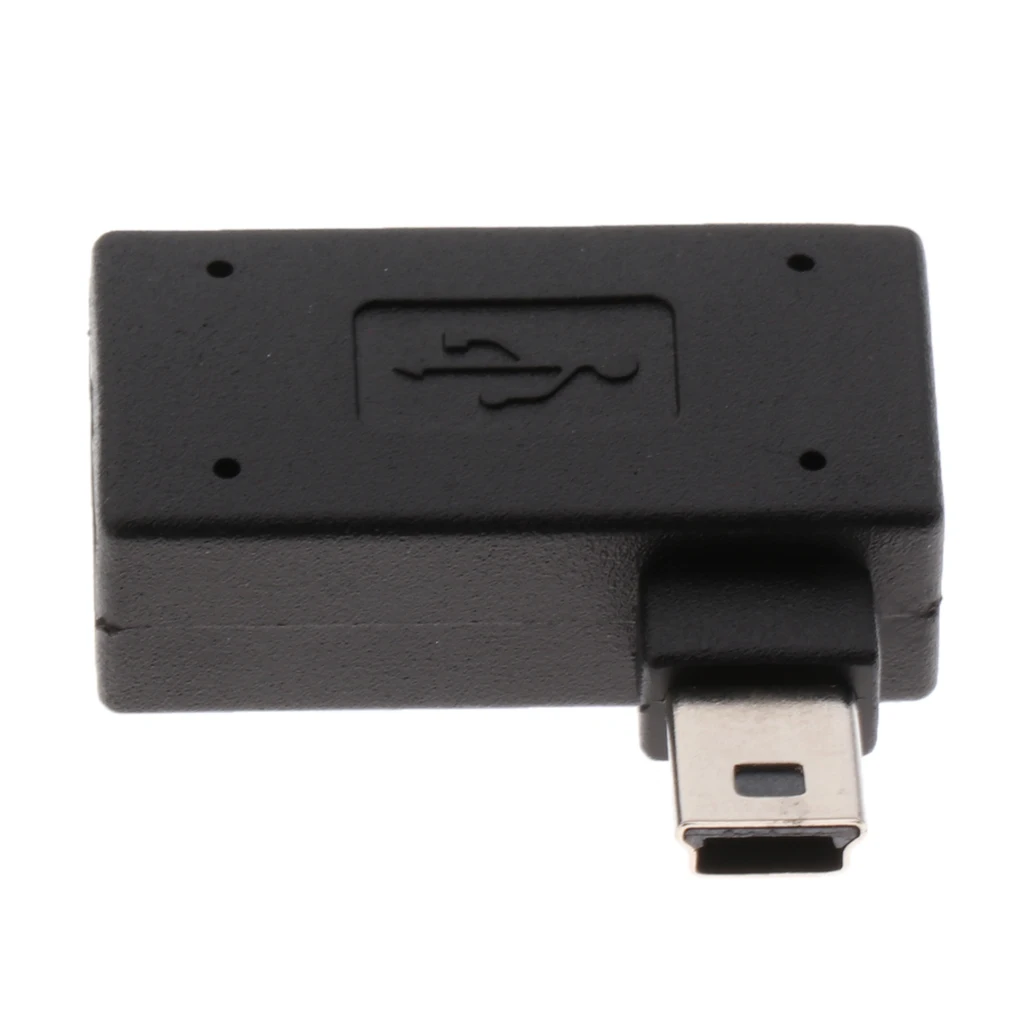 Правый угол Micro USB2.0 папа к USB Женский хост-адаптер OTG для мобильного телефона