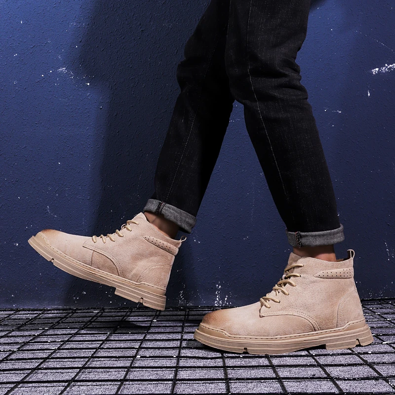 

Men Casual Shoes 2020 Men's Casual Leather Shoes Men Fashion For Mens Slip On Hot Sneakers Boots Loafers Male Shoe Black
